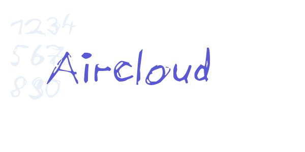 Aircloud font free