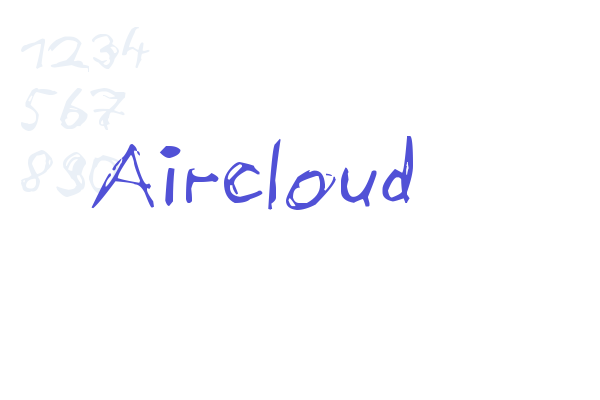 Aircloud Font Download