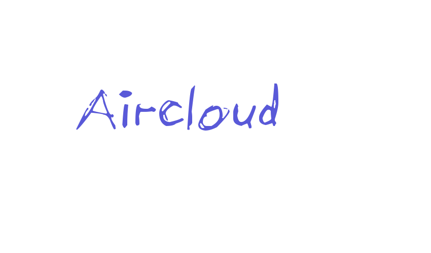 Aircloud Font