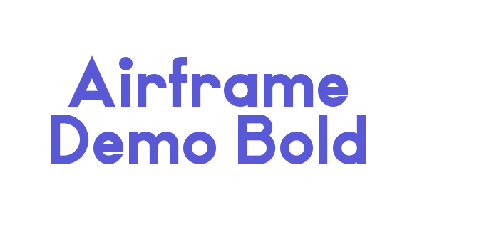 Airframe Demo Bold Font Download