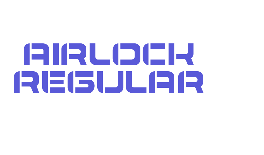 Airlock Regular Font Download