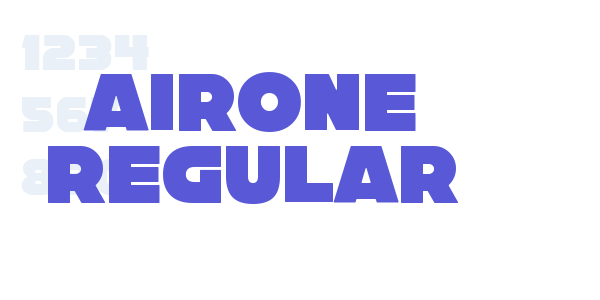 Airone Regular font free