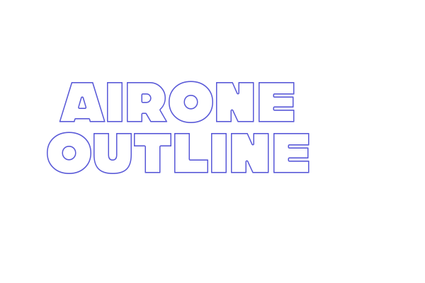 Airone Outline Font