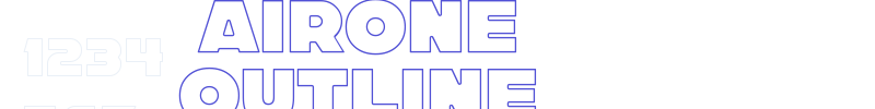 Airone Outline-font