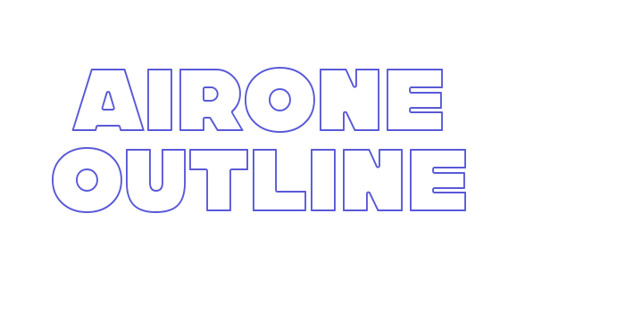 Airone Outline Font