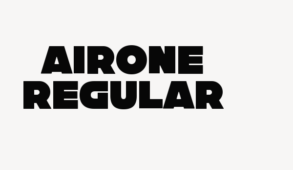 Airone Regular Font