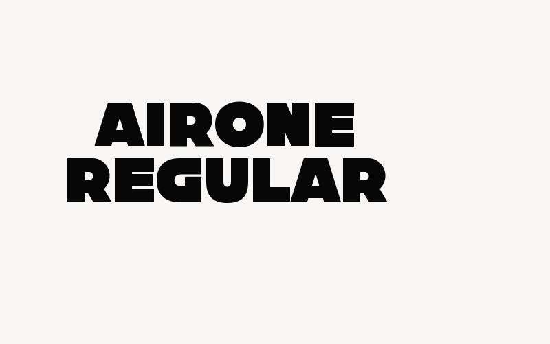 Airone Regular Font