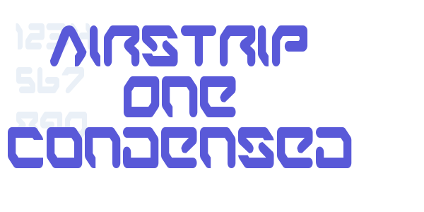 Airstrip One Condensed font free