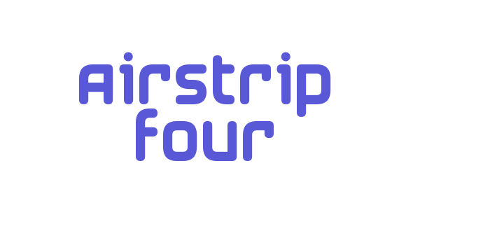 Airstrip Four Font Download