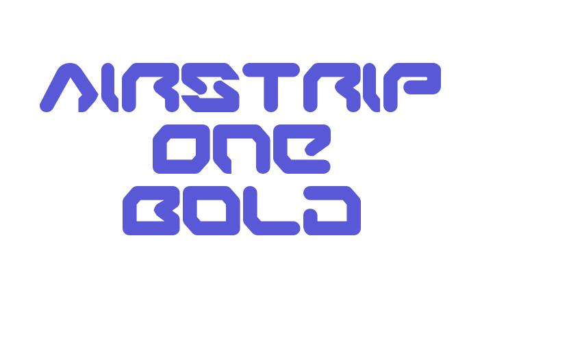 Airstrip One Bold Font