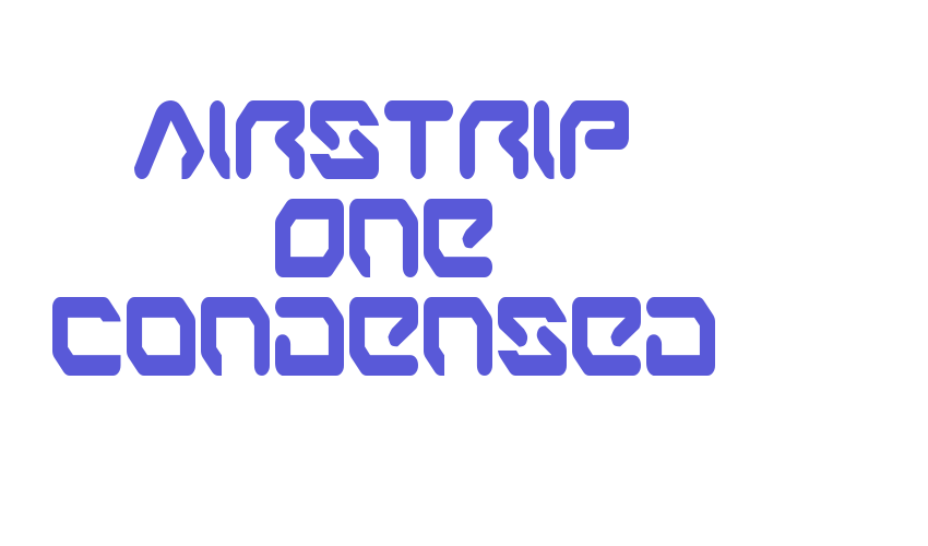 Airstrip One Condensed Font