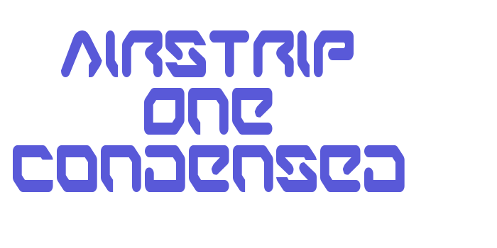 Airstrip One Condensed Font Download