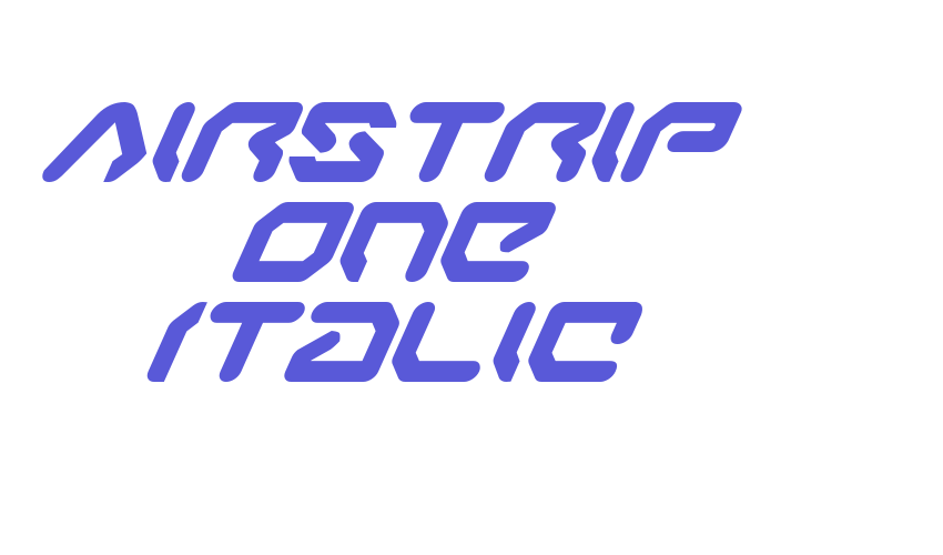 Airstrip One Italic Font