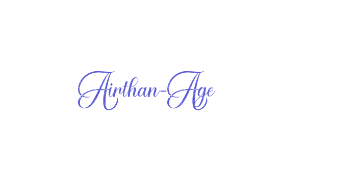 Airthan-Age Font Download