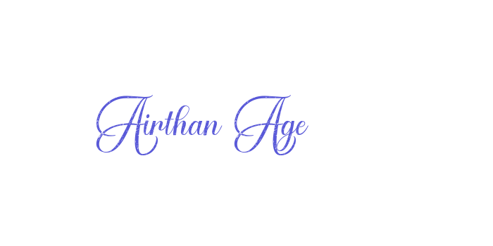 Airthan-Age Font