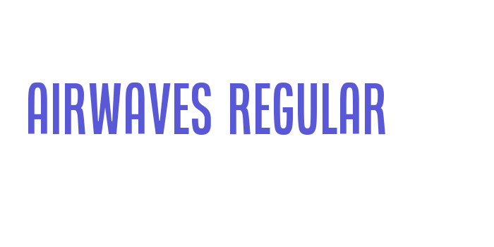 Airwaves Regular Font Download