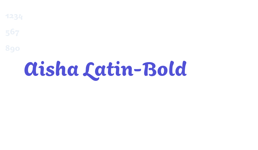 Aisha Latin-Bold-font-download