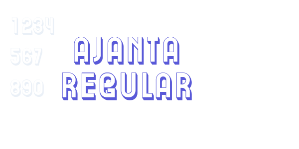 Ajanta Regular font free