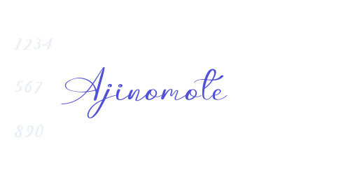 Ajinomote-font-download