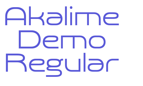 Akalime Demo Regular Font Download