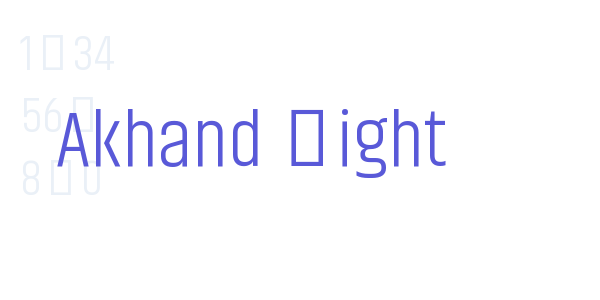 Akhand Light font free