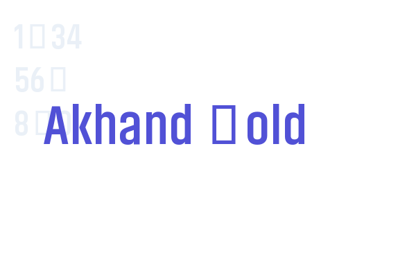 Akhand Bold