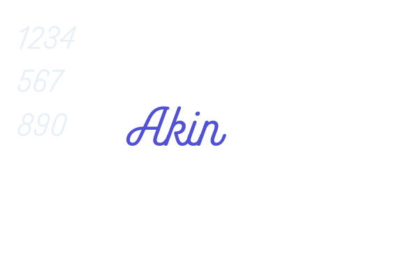 Akin Font Download