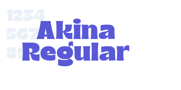 Akina Regular font free