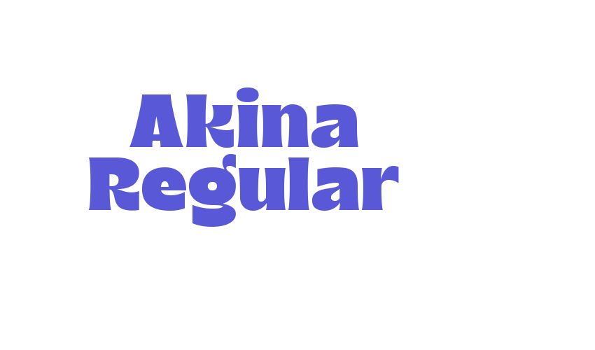 Akina Regular Font