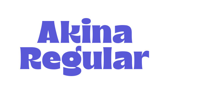 Akina Regular Font