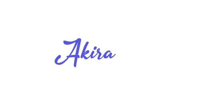 Akira Font Download