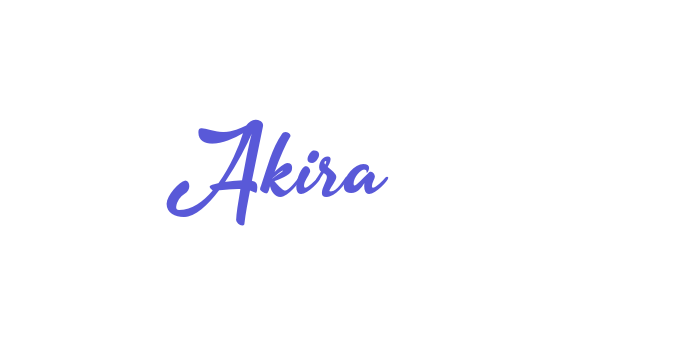 Akira Font