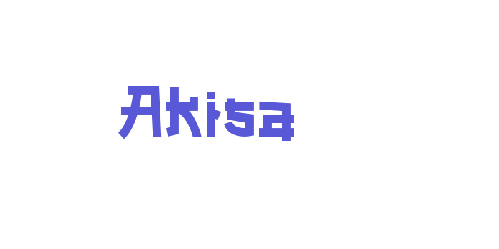 Akisa Font