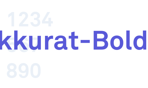 Akkurat-Bold Font