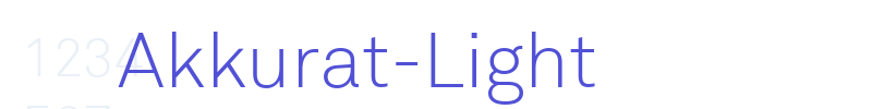 Akkurat-Light-font
