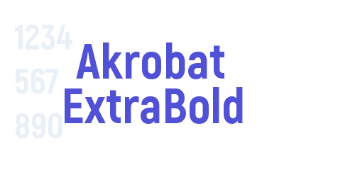 Akrobat ExtraBold