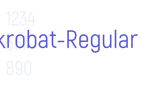 Akrobat-Regular Font