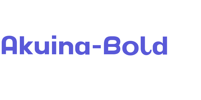 Akuina-Bold Font Download