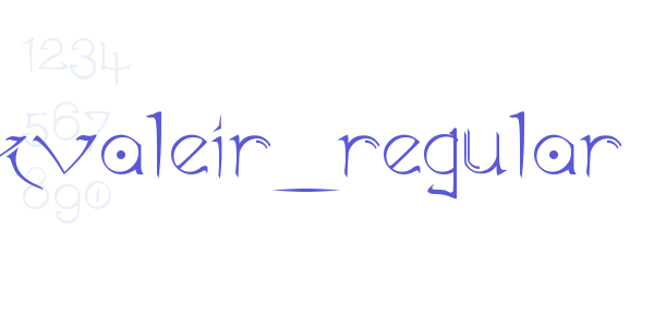 Akvaleir_regular font