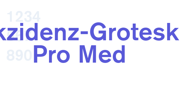 Akzidenz-Grotesk Pro Med font free