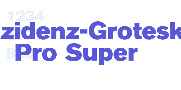 Akzidenz-Grotesk Pro Super font free