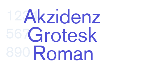 Akzidenz Grotesk Roman-font-download