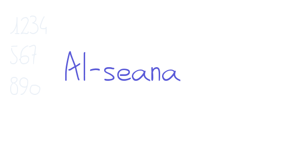 Al-seana font free