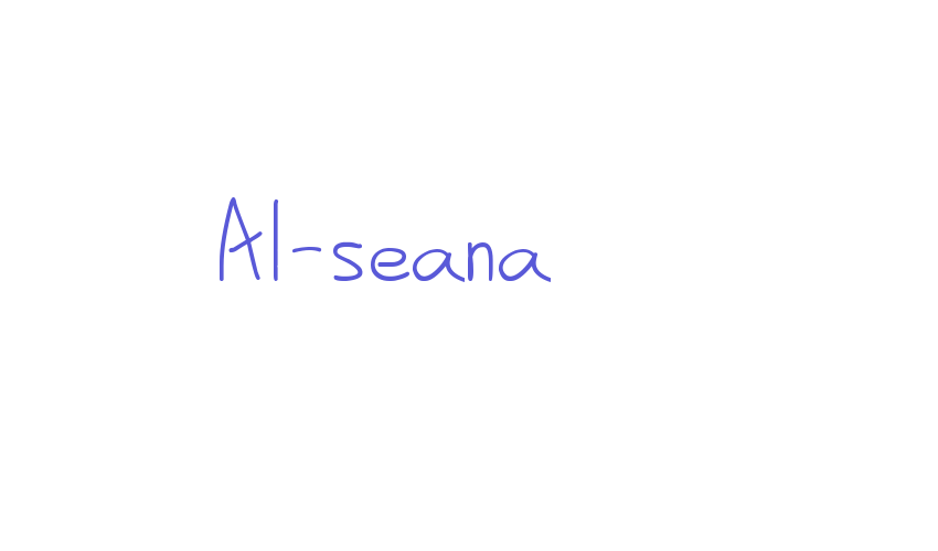 Al-seana Font