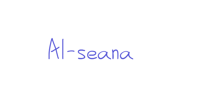 Al-seana Font Download