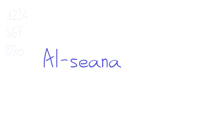 Al-seana font download