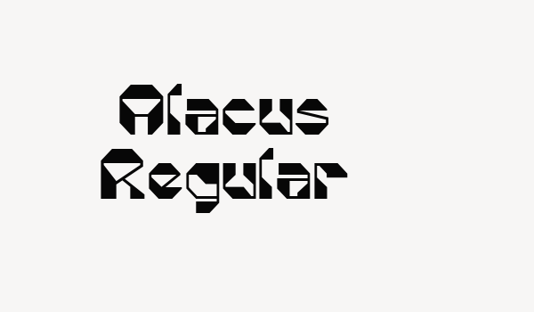 Alacus Regular Font