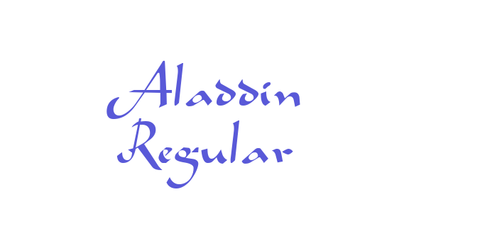 Aladdin Regular Font Download