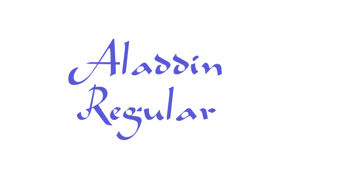 Aladdin Regular Font