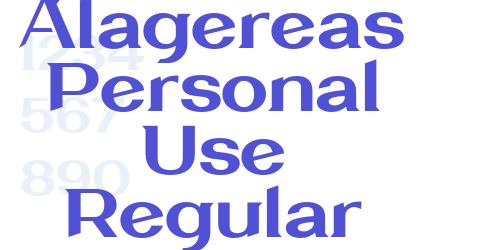 Alagereas Personal Use Regular-font-download